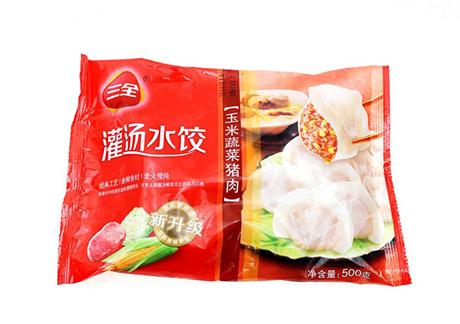 灌汤水饺 玉米蔬菜猪肉